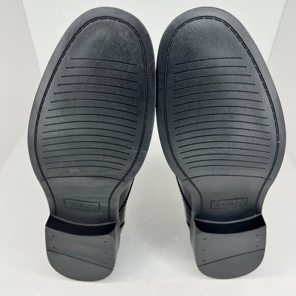 Chaps Mens 96-26844 Black Belmont Cap Toe Leather Oxford Size 13 M Dress Shoes main image 3
